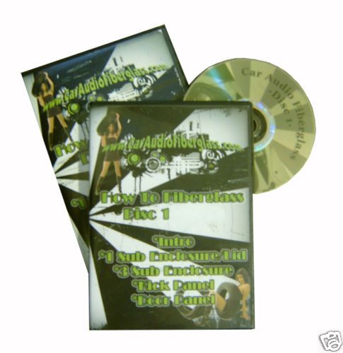 Car Audio FIBERGLASS FABRICATION How To DVD Double Pack  