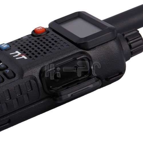   F8 2 Way 128 Channels Walkie Talkies Portable 25 FM Radio UHF 4W Black