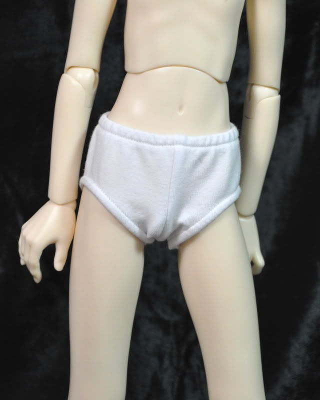 White tighty whitey Briefs MSD Dollfie Minifee Unoa BJD  